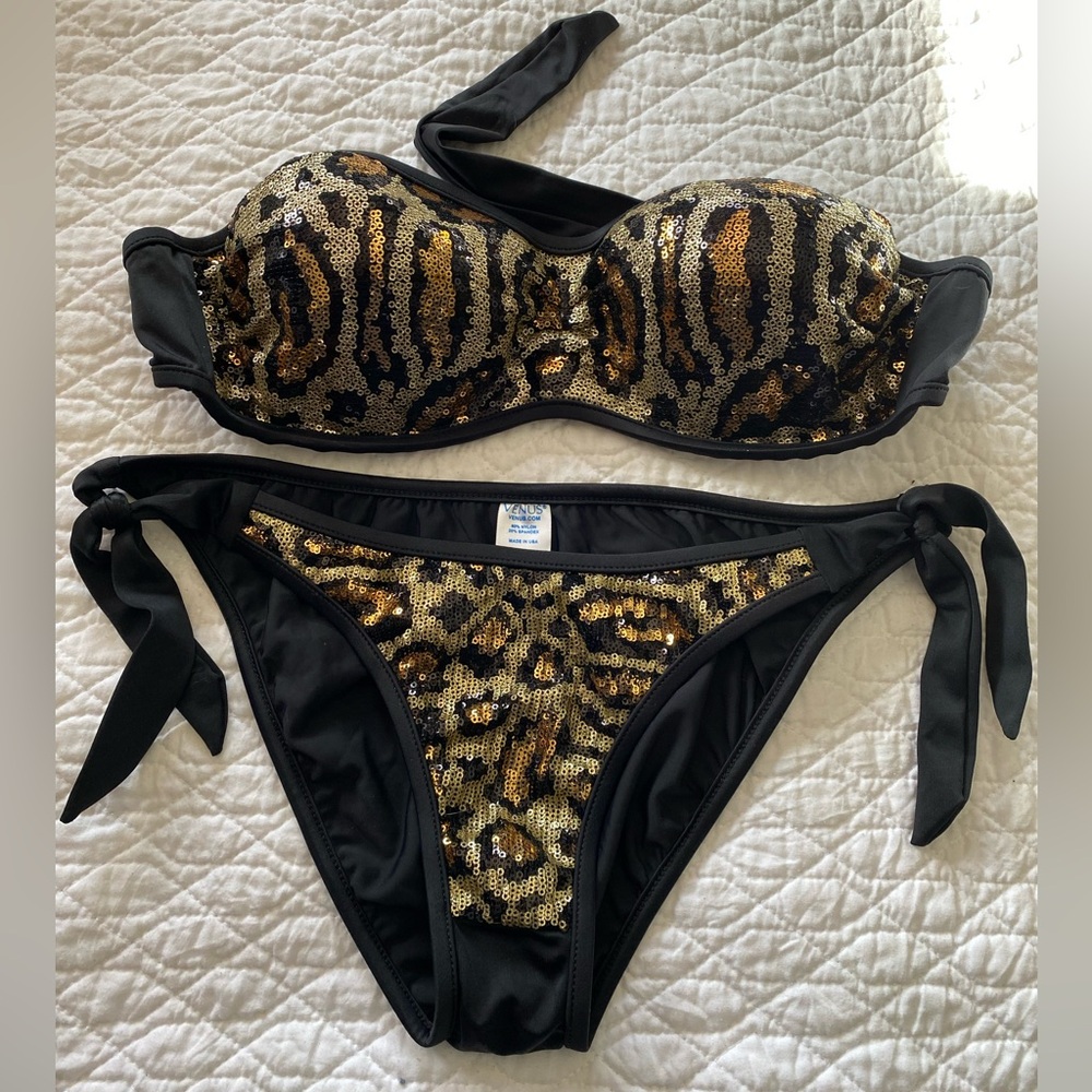 Venus Swimwear Leopard Print Bikini